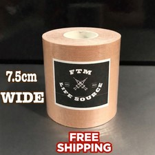 Transgender tape, chest binding Tape  body tucking tape  FTM, MTF KT tape 7.5 cm