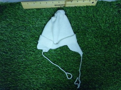 passt CABBAGE PATCH KINDER WEISS STRICKMÜTZE REPARATURBEDÜRFTIG