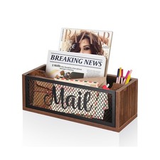 Mail Organizer Mail Holder with 2 Slots USA Fast Ship