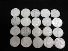 ROLL 20 US 90% SILVER HALF DOLLARS $10 FACE KENNEDY FRANKLIN WALKING LIBERTY NR!