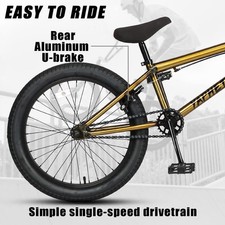 BMX Bike Steel Gold Bikes for sale | eBay