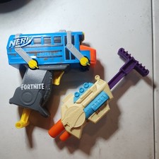 Fortnite Micro Shots Battle Bus Nerf Soft Dart Blaster Gun Toy and Super Soaker 