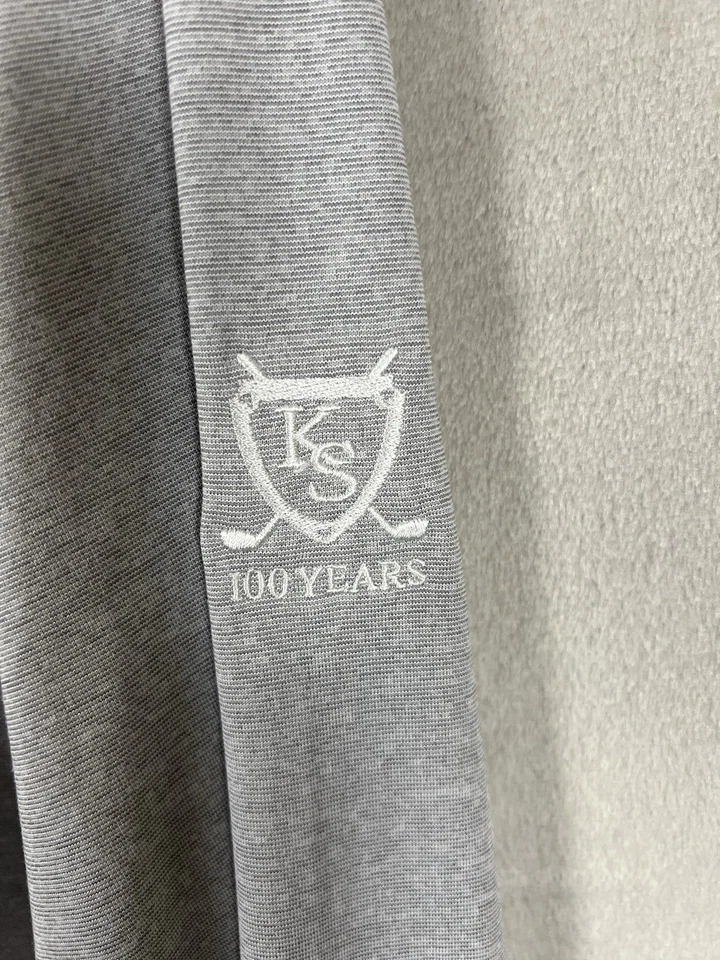 Jersey Stitch Speedster Stripe Superlegera XL Para Hombre 1/4 Cremallera Color Gris Golf Foto 2 de 4