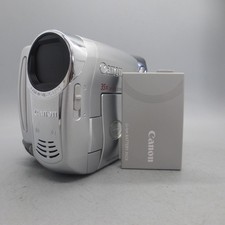 Canon DC210 Handheld DVD-RW Camcorder Silver Tested