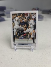 2022 Topps Baseball #399 Fenway Park Fireworks YANKEES Aaron Judge Stanton /99