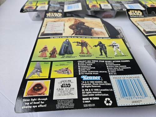 1996 Star Wars Power of the Force Jawas lot of 5 Kenner Hasbro - Picture 8 of 14