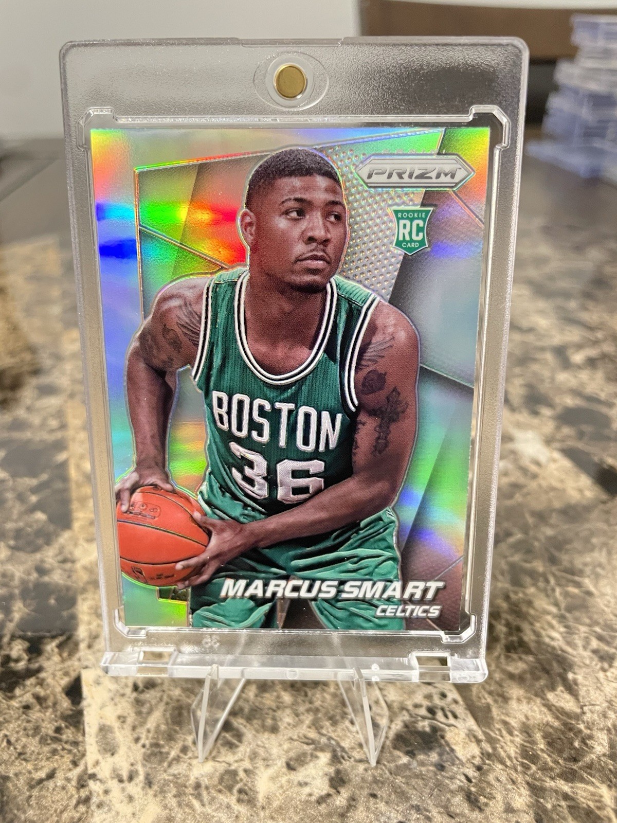 2014-15 Panini Prizm Silver Prizm Marcus Smart #256 Rookie RC Celtics