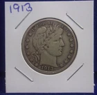 1913 Barber Half Dollar 50 C, Key Date