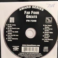 7208  BEATLES   FOREVER HITS KARAOKE CDG LOT WIRTZ