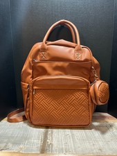 Hombys Leather Diaper Bag Back Pack