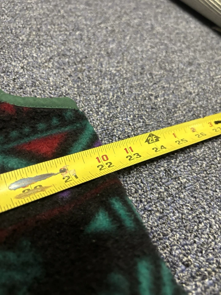 De colección Senderismo Prendas exteriores Vellón Cremallera Chaleco Geométrico Azteca Para hombres Talla M L O6 Foto 3 de 4