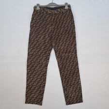 Fendi Womens Brown Pants Size 42