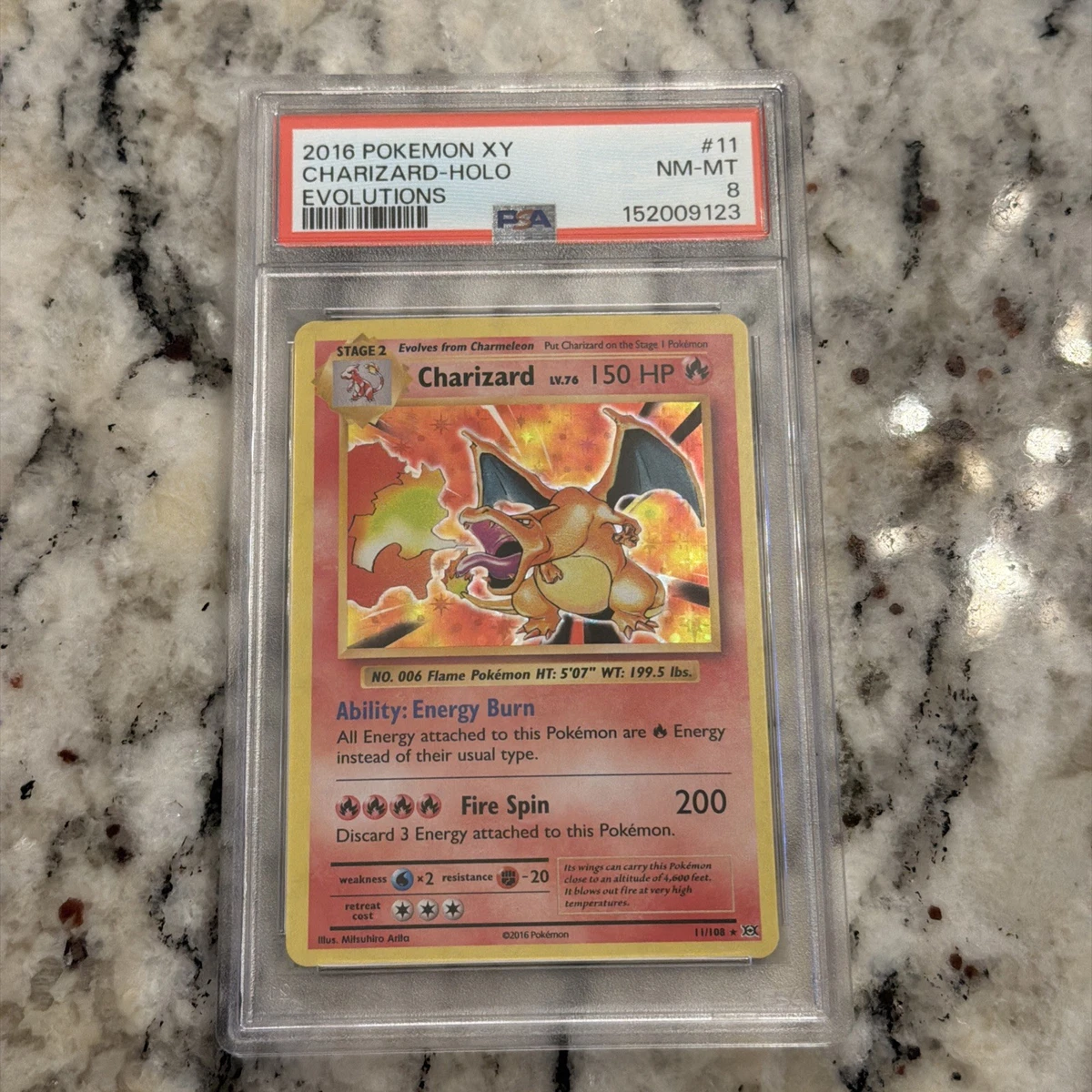 Charizard Pokémon TCG Evolutions Holo Rare Individual Collectible