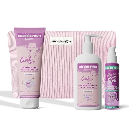 Routine cheveux bouclés ENERGIE FRUIT pour des boucles rebondies tout l'été