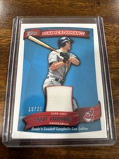 2010 Topps - Peak Performance Relics Series 2 Grady Sizemore 16/99