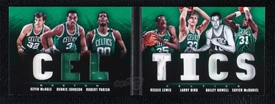 2013 Preferred Celtics Memorabilia Booklet 14/99 Larry Bird Bailey Howell #2 uk2