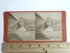 Antique Stereoview Glen Falls Hudson River New York c1870