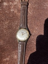 Vintage BENRUS #3021 Watch, Gold Plated, Runs Good, One Issue