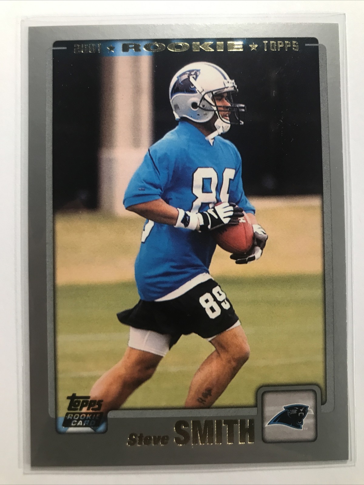 Steve Smith 2001 Topps Card #321 ROOKIE RC PANTHERS HOF