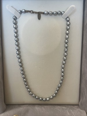 Vtg Miriam Haskell Baroque Faux Pearl Necklace