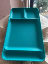 Tupperware Speisetablett, Camping Esstablett, Menü Tablett unbenutzt