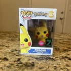Funko POP! Pokémon Pikachu #553  Zavi Exclusive In Hand! Flocked