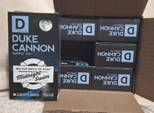 New 6 Bars 10 oz. Duke Cannon Big Ass Brick of Soap Midnight Swim Sandalwood