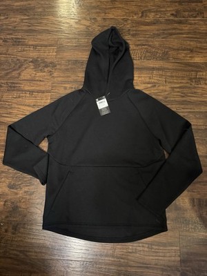Hurley Exist Latitude Pullover Hoodie Black Hooded Pockets Long Sleeve Sz:S