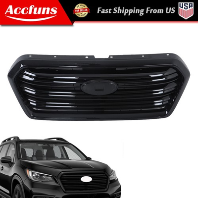 #ad For Subaru Ascent 2019 2022 Front Upper Bumper Grille Glossy Black 91121XC01A $48.13