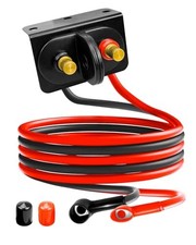 Battery Jump Post Kit, Remote Battery Jumper Terminals with Cable Style 4