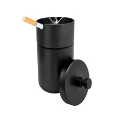 KVAEY Car Ashtray with Lid, Stainless Steel Durable Smokeless Smell Proof Ash...