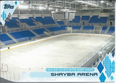 2014 Topps US Olympic OLYMPIC VENUES SHAYBA ARENA Winter Games Hockey WOV-SA