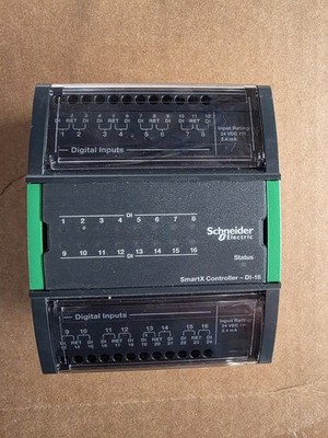 SCHNEIDER ELECTRIC Smartx Controller DI-16 I/O 24VDC SXWDI16XX10001 w/Base