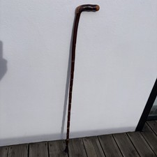 Irish Blackthorn Walking Stick Mourne Mountains County Down Handcrafted 105cm