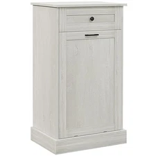 Kitchen Tilt Out Trash Bin Cabinet Free Standing Recycling Cabinet Trash
