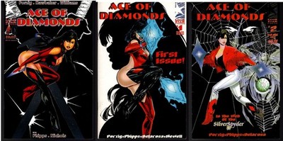 33 Comics with ROBB PHIPPS art	ACE OF DIAMONDS many duplicates