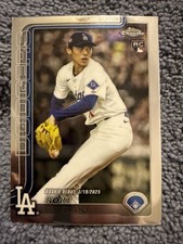 2025 Topps Chrome Roki Sasaki RC Rookie Debut USC73 Dodgers – Base Chrome