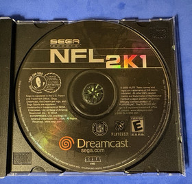 NFL 2K1 (SEGA Dreamcast, 2000) Sega Sports ➜ Complete with Manual