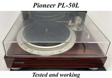 Used Pioneer PL-50L Direct Drive Turntable Record Player Tested and Working JPN