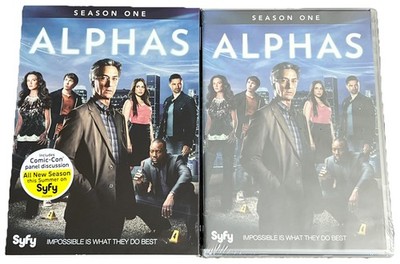Alphas Season 1 (DVD, 2012, 3-Discs) David Strathairn, Brent Spiner - Brand New!