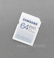 Samsung EVO Plus 64GB SDXC Full Size Memory Card Class 10 U1 MB-SC64K/AM
