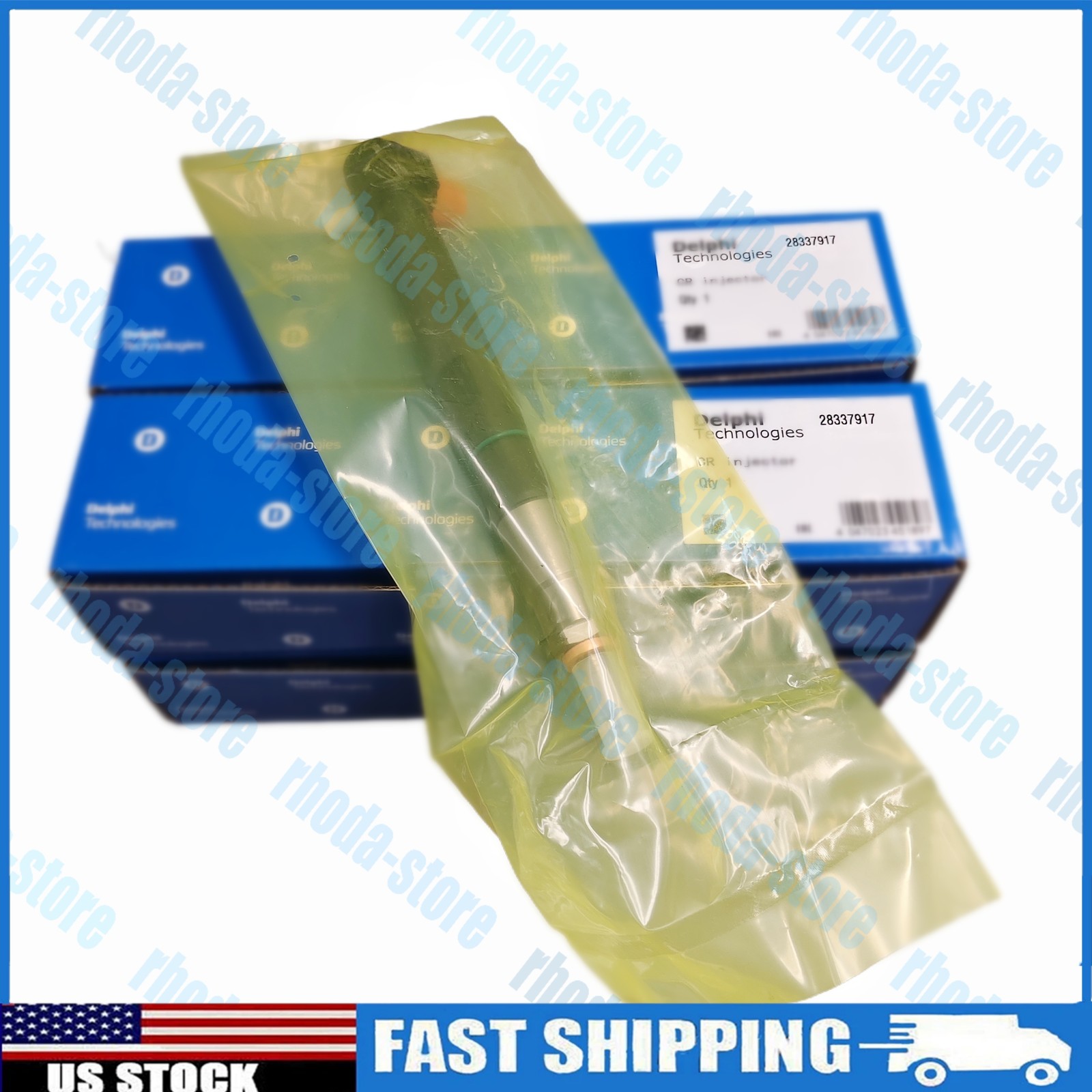 4x Fuel Injector Delphi For 7516848 / 28337917 Bobcat 7275454 / D18 D24 NEW