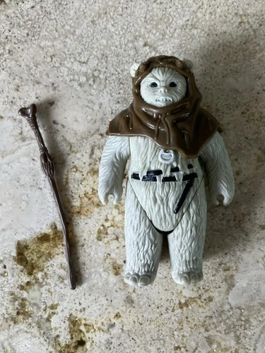 Vintage Star Wars Figure Cheif Chirpa White Fur Complete 100% Original!!