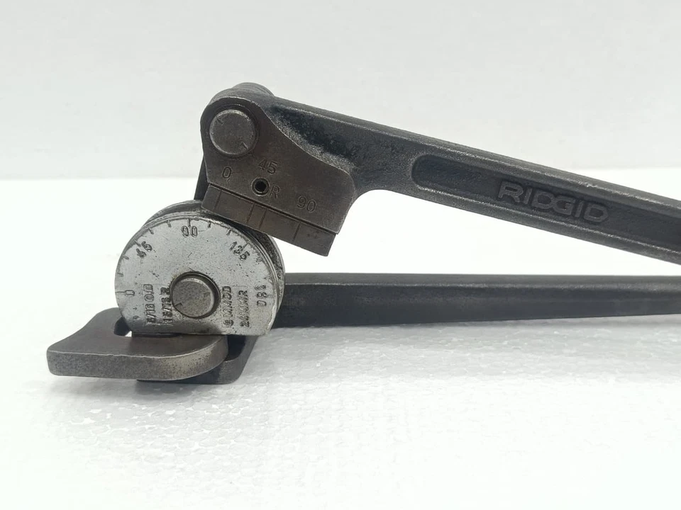 RIDGID 406 TUBE PIPE BENDER 3/8" OD 13" LENGTH R 15/16" 90° TO 180° LEVER TYPE - Image 2 of 4