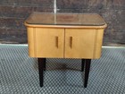 Mid century DDR Nachttisch Schränkchen Nachtschrank Kommode Beistellschrank 50er