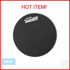 Evans Soundoff Drum Mute Pads - Great to Silence Acoustic Kits - Fits 8" Tom/Sna