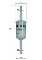 Knecht KL 15 OF Kraftstofffilter FüR Audi CitroËN Ford FSO Lada NSU Renault
