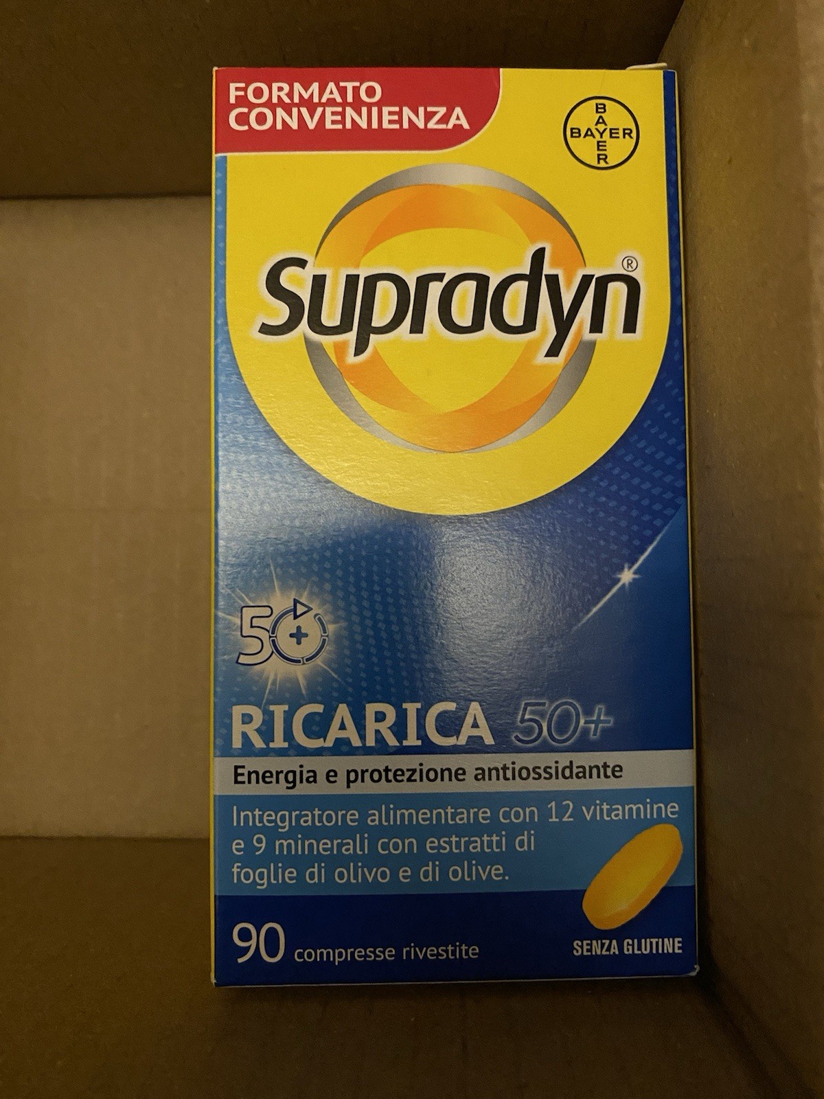 Supradyn Ricarica 50+ Bayer 90 Compresse: Benessere Multivitaminico Completo