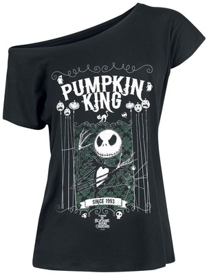 The Nightmare Before Christmas T-Shirt Damen Jack Skellington - Pumpkin King