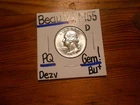 1955D Washington Quarter Gem BU+ BEAUTY!!!! PQ!!!! Tough Date!!!!!!!